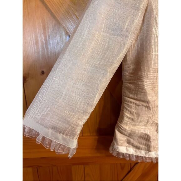 Spiegel pail yellow Button Up Coat Jacket Blazer Size 8 (4503) - Picture 2 of 6